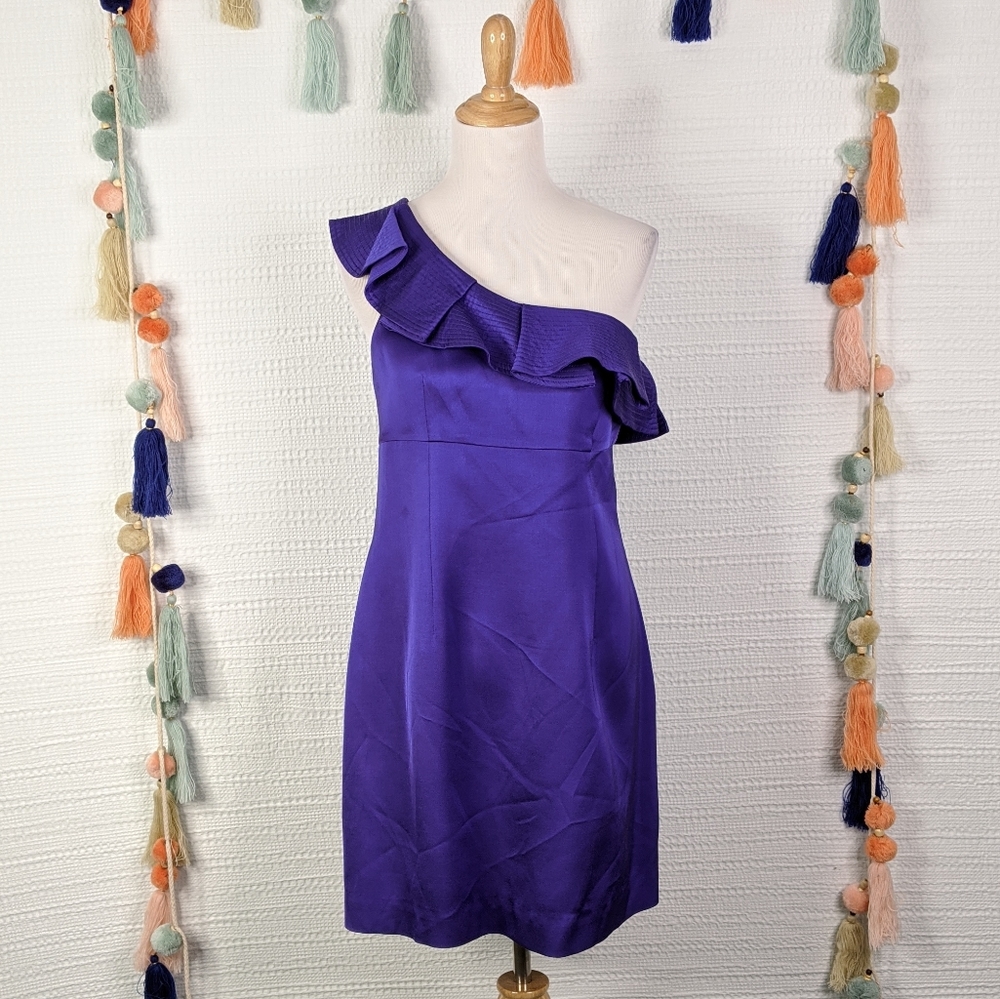 Trina Turk Flounce Ruffle Dress - Picture 2 of 7